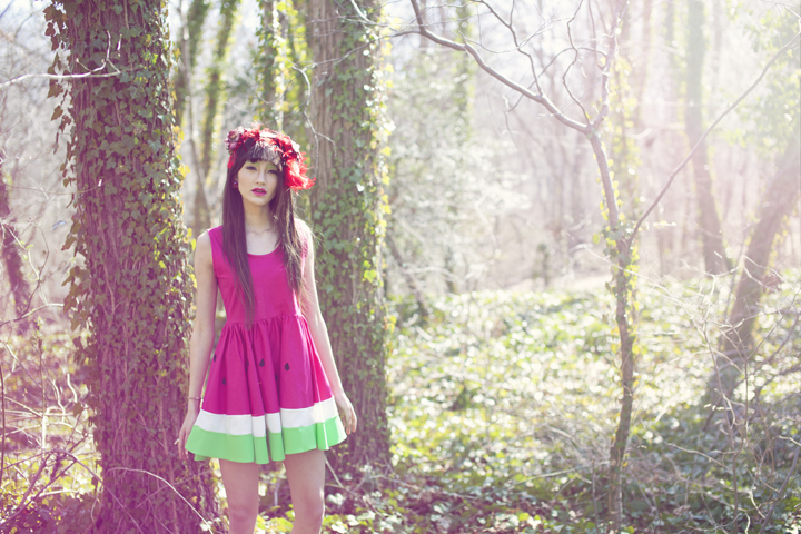 Mouth-watering WATERMELON Dress